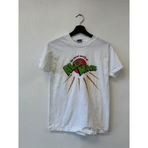 Vintage Alex Mack Shirt Small White Nickelodeon TV Show Graphic 90s